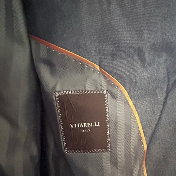 Vitarelli Italian Suit Jacket Sports Coat Gray • Used • Size: 46L/40W - Picture 6 of 9